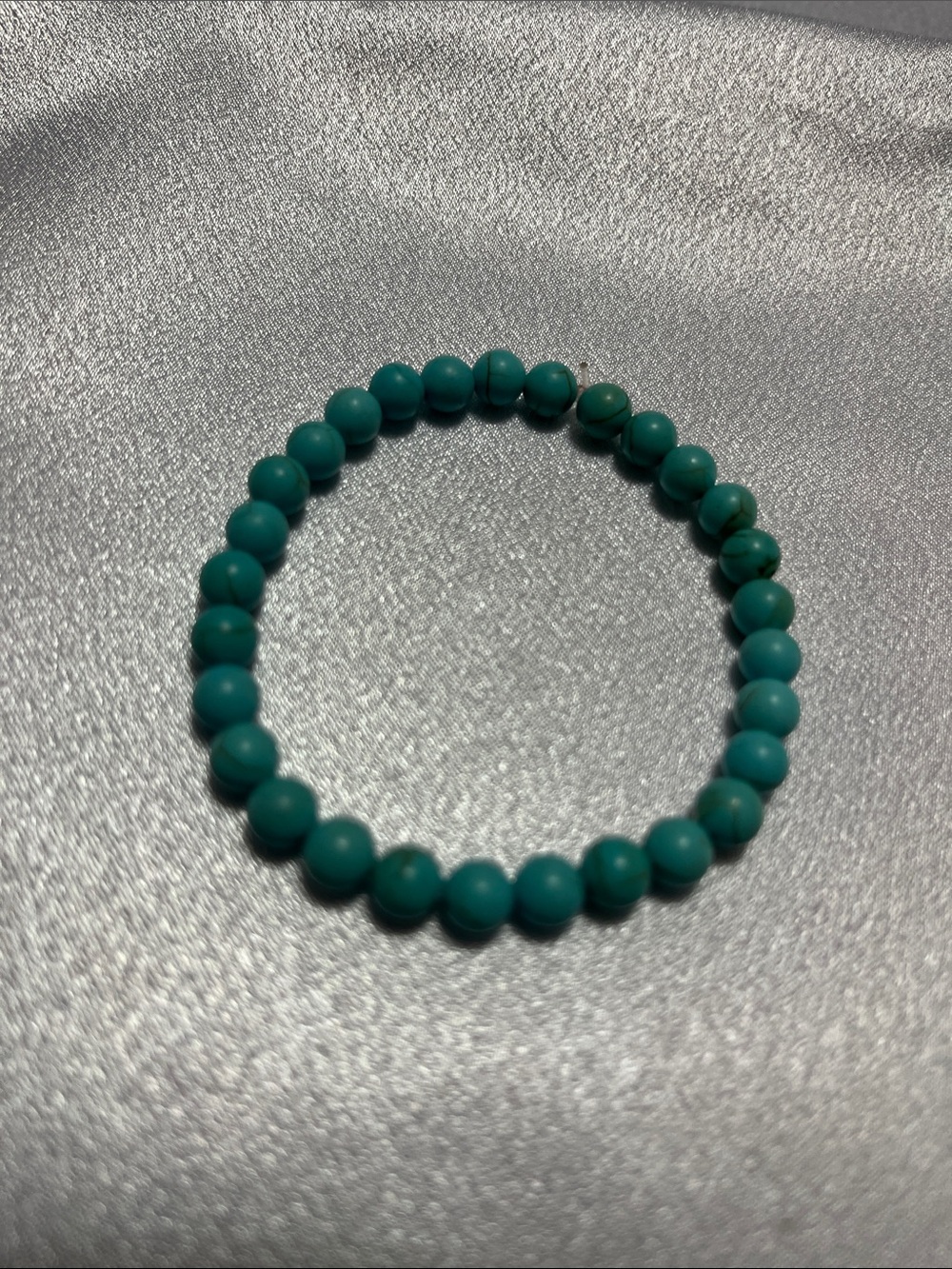 Turquoise Beaded Stretch Bracelet - Women Jewelry